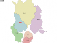 echarts地图渲染（厦门市） [地理坐标,散点图]
