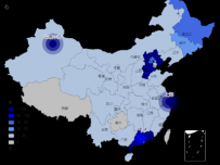 地图—散点涟漪效果 [地理坐标,地图]