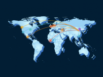 世界地图（带geojson数据） [地理坐标,路径图,地图,散点图]