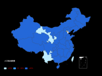 人口流动数量 [地理坐标,地图,散点图]