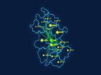 安徽省 [地理坐标,路径图,地图,散点图]