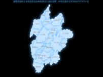 凤凰县（其他县级市合作QQ470797533）行政区域图 [地图]