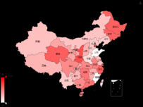 中国地图热力图 [地图]