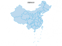 全国地图 [地理坐标,地图]
