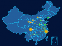 飞线地图 [地理坐标,路径图]