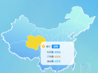 渐变色地图 [地理坐标,地图]