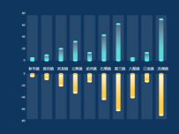 双向立体柱状图 [柱状图,象形柱图]