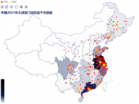 2021年大润发门店奶品千元销量 [柱状图]