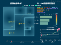 品牌分析 [地理坐标,柱状图,折线图,路径图,地图,折线图]