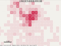 上海社区为老助餐点GRID热力图 []