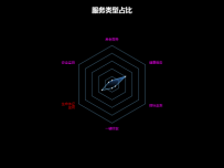 服务类型占比 [雷达图,雷达图]
