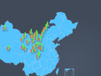 地图柱状图 [地理坐标,柱状图]