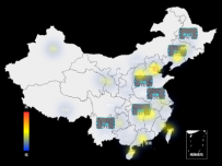 dataset热力地图 [数据集,地理坐标,热力图]