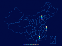 地图--柱状图 [地理坐标,柱状图]