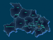 武汉迁徙图 [地理坐标,路径图,地图]