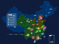 月规模 [地理坐标,地图]