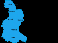 带引导线的地图 [地理坐标,路径图,地图]
