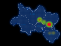 热力图， [地理坐标,热力图,地图]