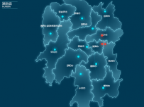 湖南省 [地理坐标,图形组件,路径图,散点图]