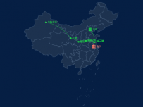 中国地图 [地理坐标]